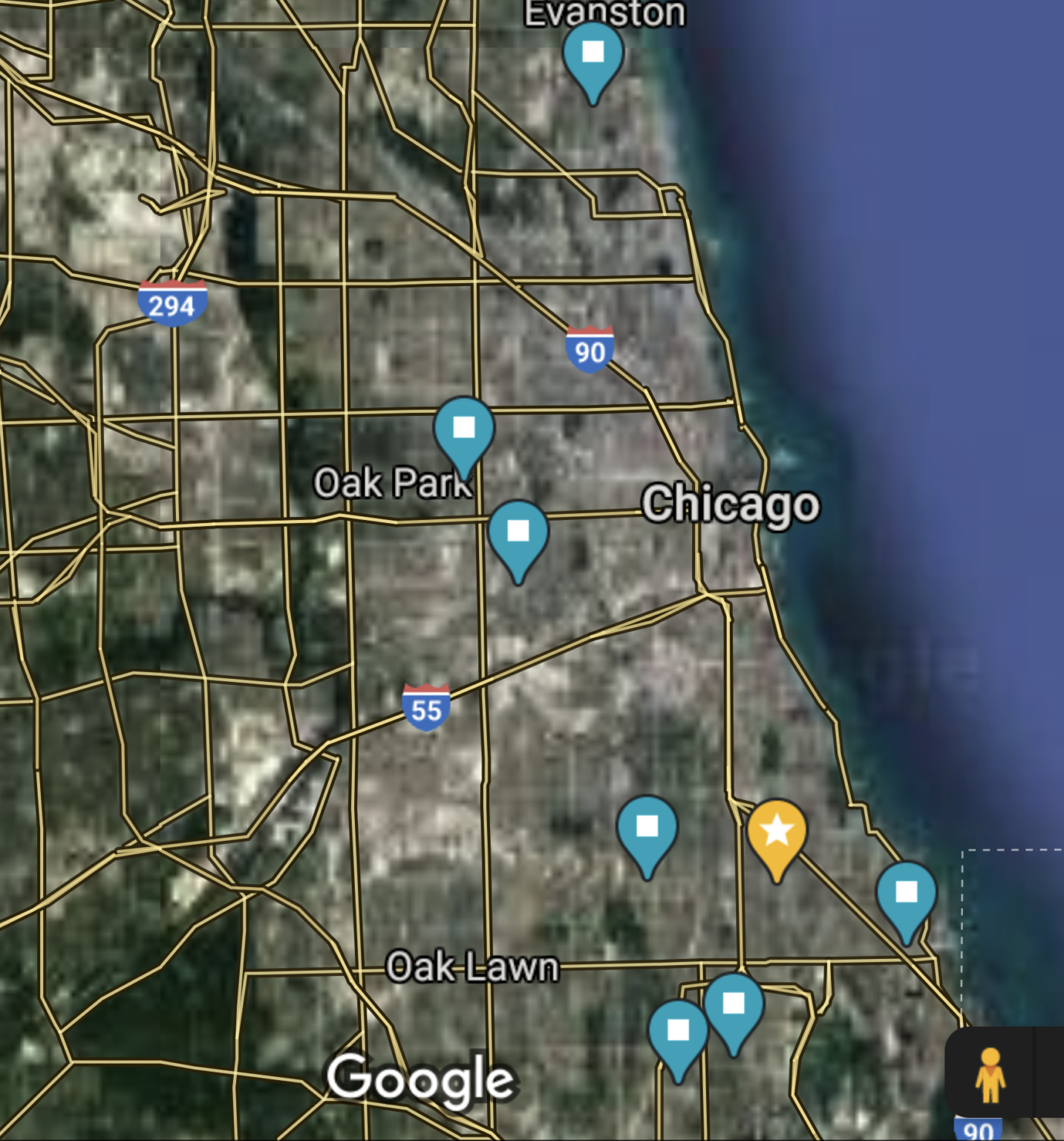 Top 10 Illinois Zip Codes with Largest Confirmed Corona Positive Cases